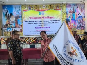 Bupati Sintang Berangkatkan 57 Anggota Kontingen Pesparani II Kalbar, Tekankan Sportivitas dan Nama Baik Daerah