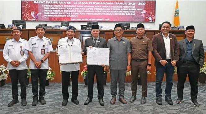 DPRD dan Pemprov Kaltara Sepakati APBD Perubahan 2026, Anggaran Capai Rp2,368 Triliun